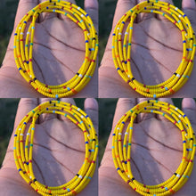 Load image into Gallery viewer, Yellow multicolored waistbead