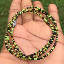 Load image into Gallery viewer, Army waist bead.