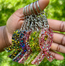 Load image into Gallery viewer, Cancer resin keychains