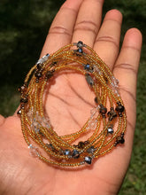 Load image into Gallery viewer, Gold,Crystal and Brown