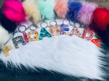 Load image into Gallery viewer, Flower (Amaranth)pompom keychains