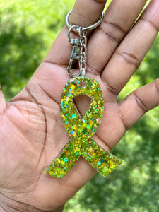 Cancer resin keychains