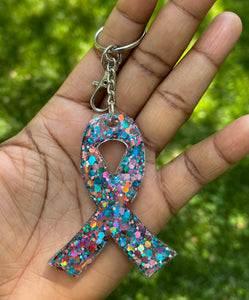 Cancer resin keychains