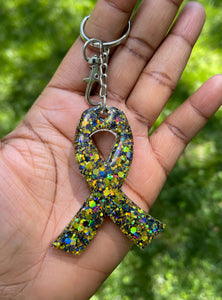 Cancer resin keychains