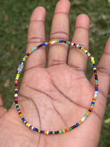 Multicolored anklets