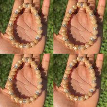 Load image into Gallery viewer, Champagne faceted bracelet
